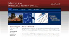 Desktop Screenshot of mendelson-ip.com